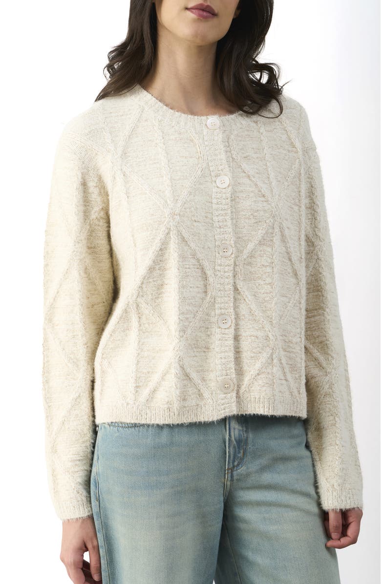 Velez Knitted Cardigan, Main, color, White