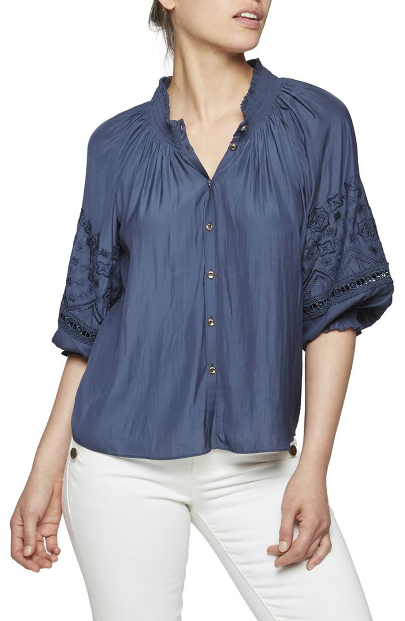 Ramy Brook Maddy Buttoned Top