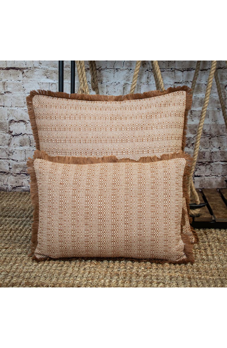 PARKLAND COLLECTION Cross Weave Square Accent Pillow, Alternate, color, 