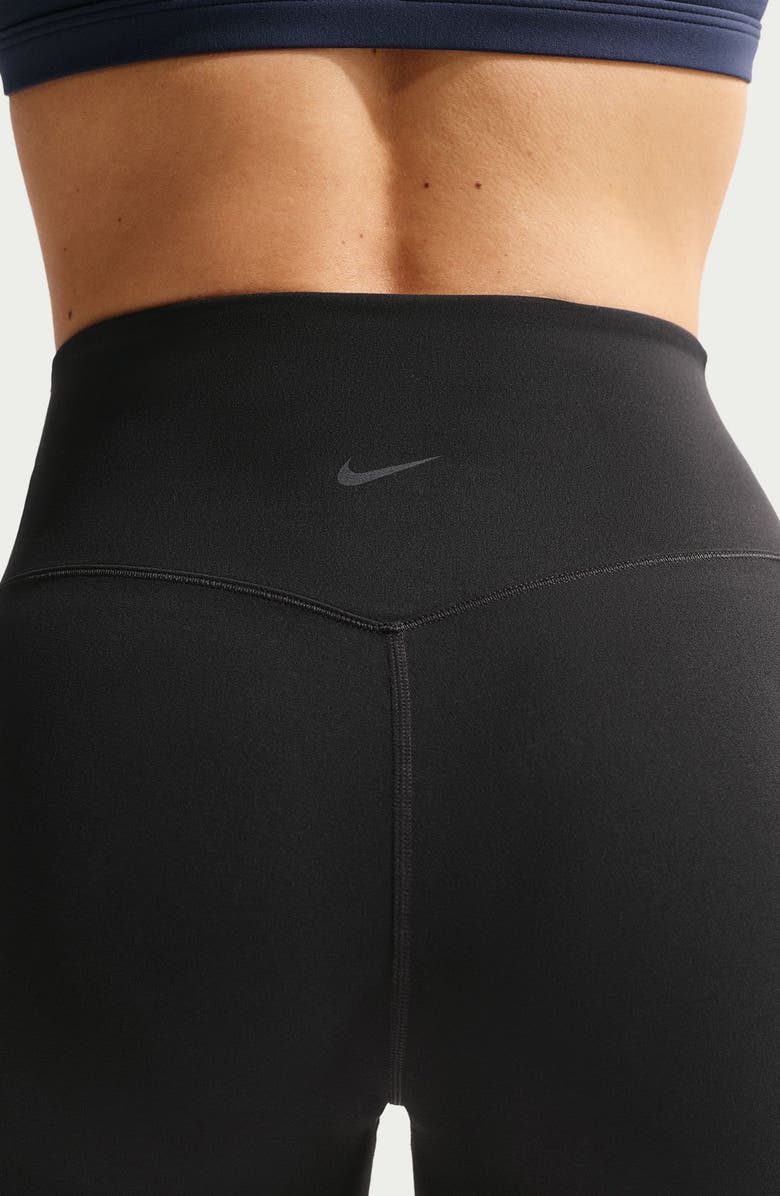 Nike Zenvy Gentle Support High Waist Biker Shorts, Alternate, color, Black/ Cool Grey