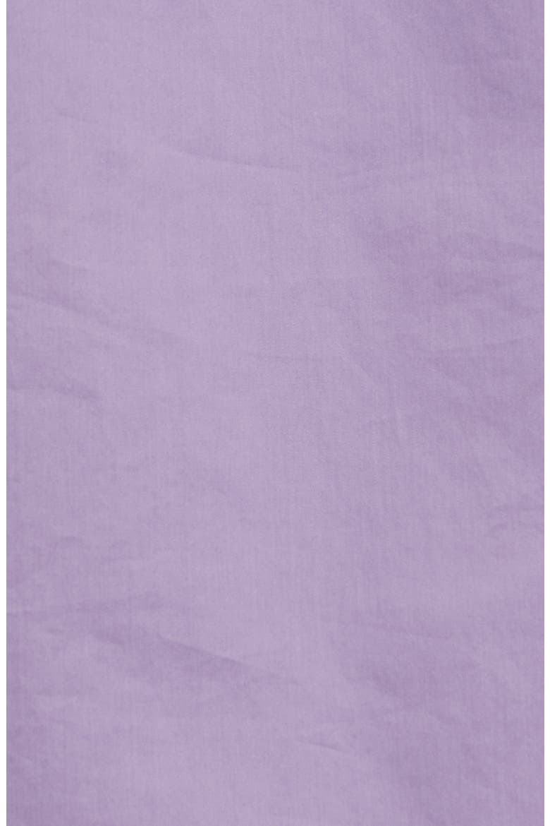 Shirred Sleeve Eco Poplin Top, Alternate, color, GREY PURPLE