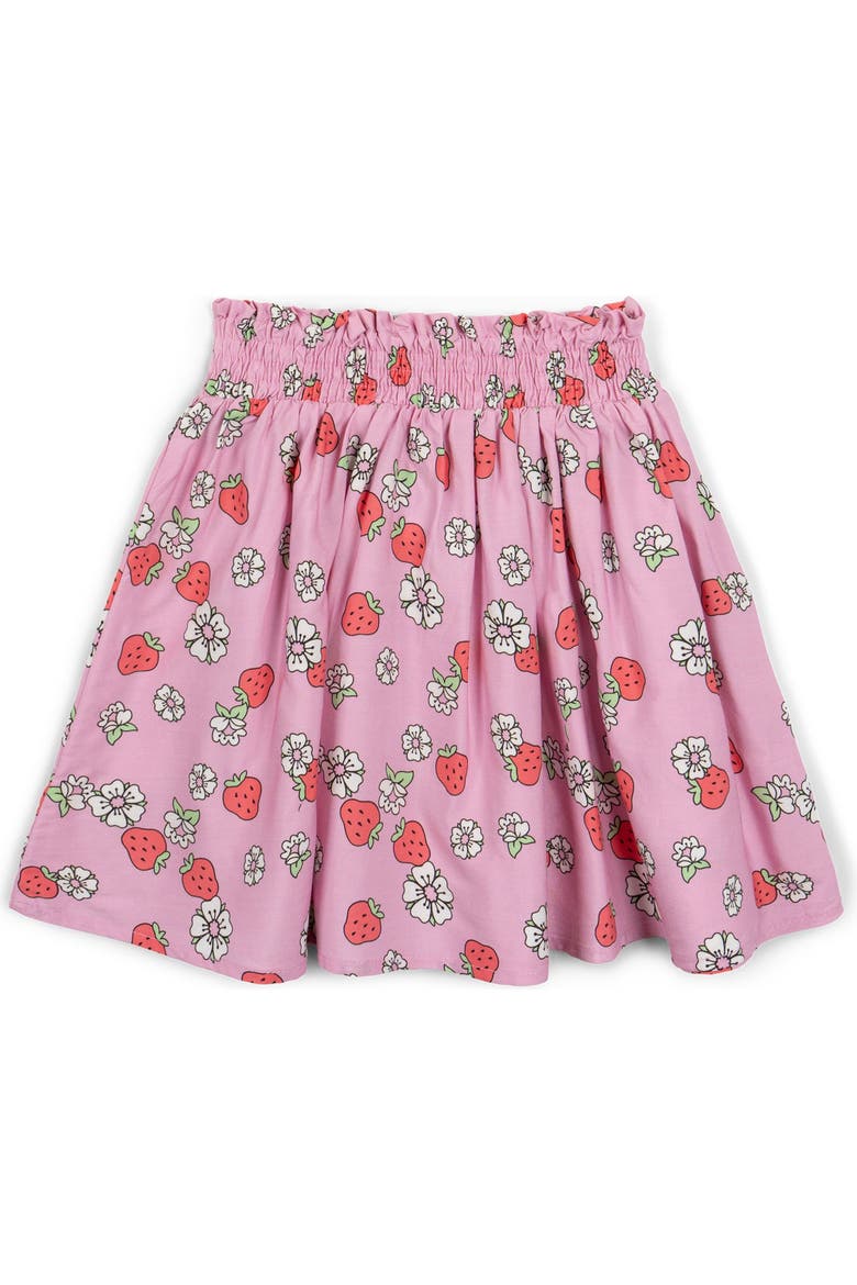 Tee and Bubble Skirt Set, Alternate, color, Vanilla Bonbon Pink