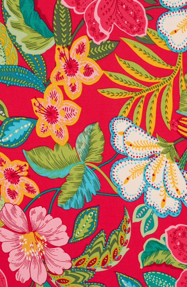 Adrianna Papell Print Long Sleeve Maxi Dress, Alternate, color,