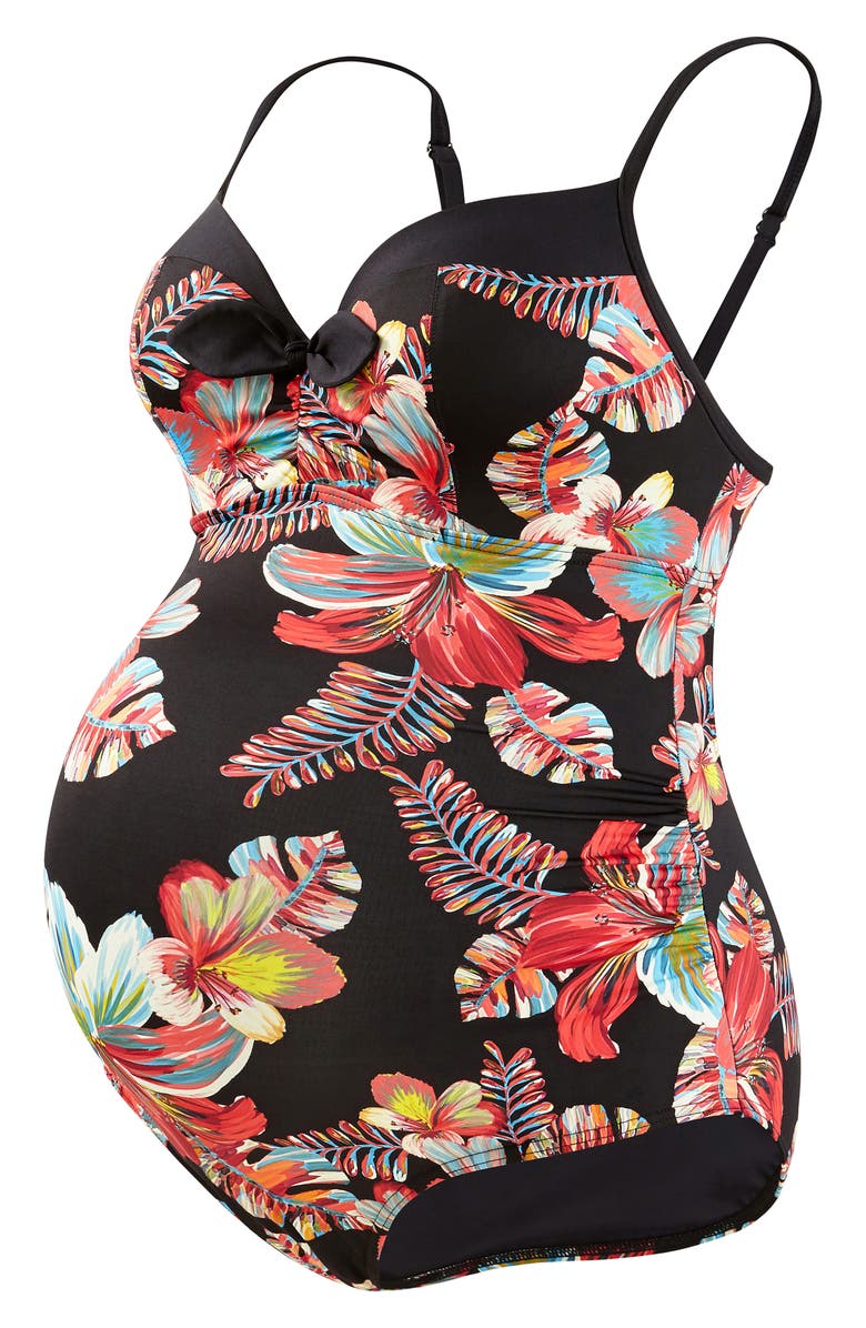 Cache Coeur Vahine One-Piece Maternity Swimsuit, Alternate, color, 