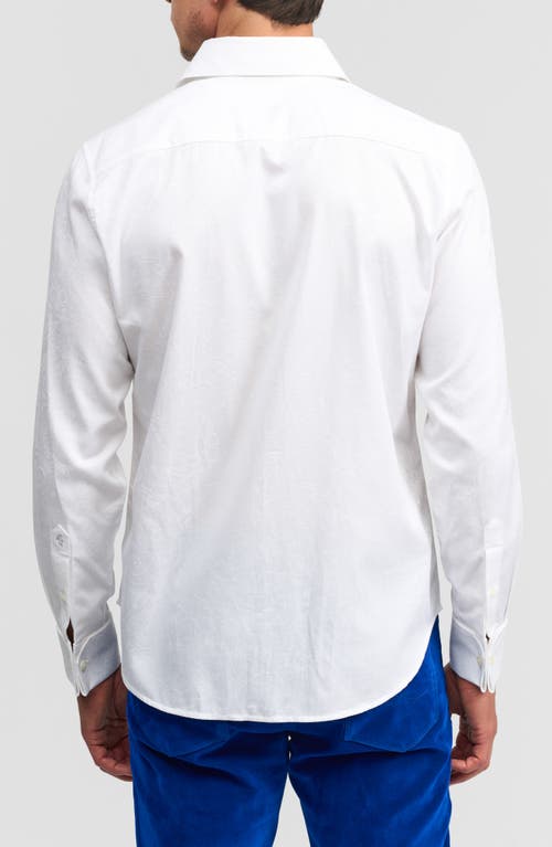 Robert Graham Waycross Long Sleeve Shirt In White