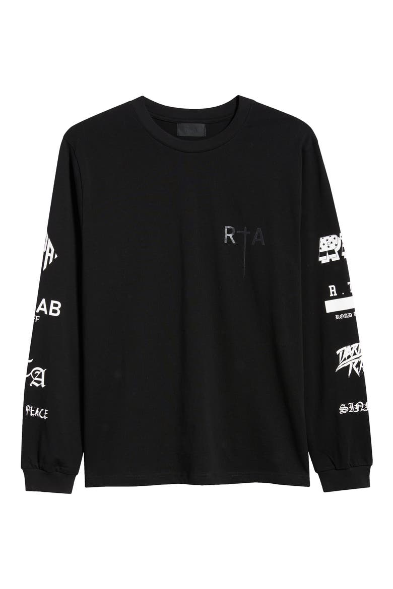 Greatest Hits Long Sleeve Graphic T-Shirt, Alternate, color, BLACK GREATEST HITS