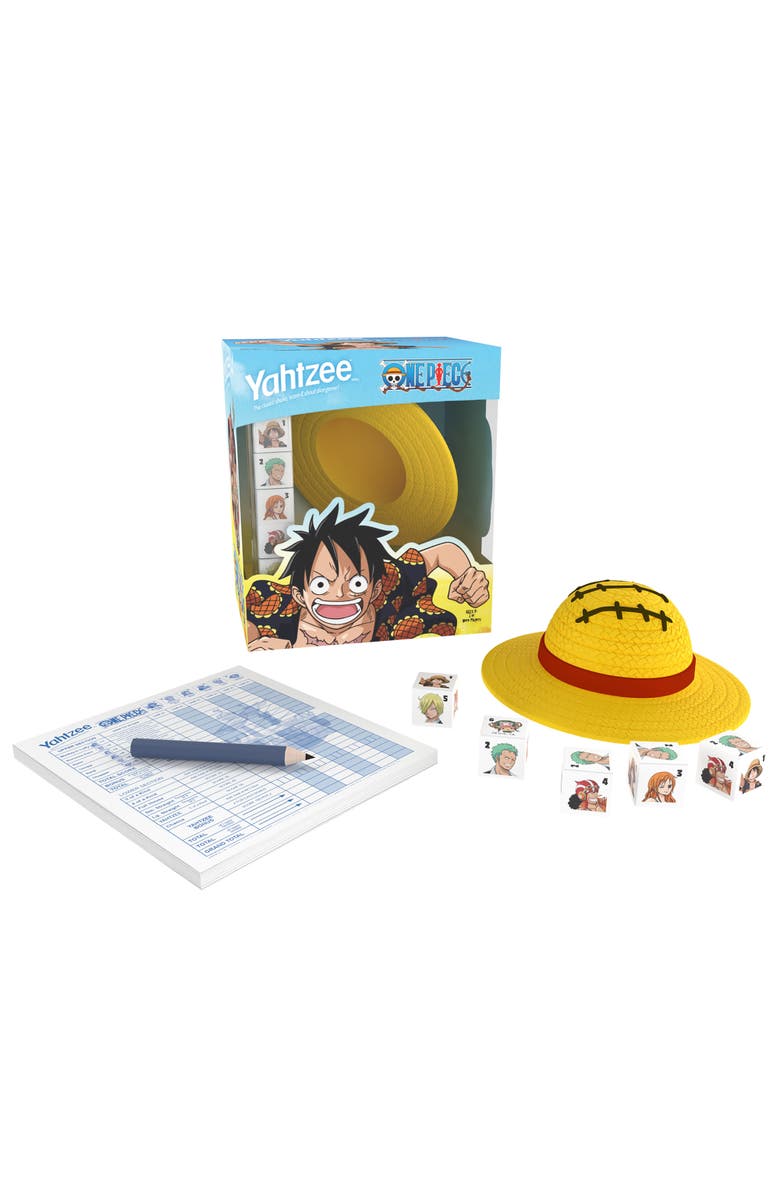 YAHTZEE One Piece Family Dice Game, Ages, Alternate, color, Multicolored