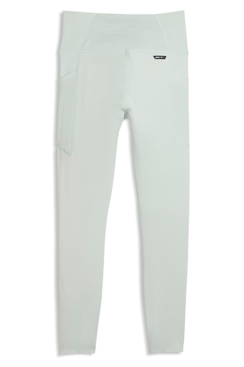 PwrMode High Waist Pocket 7/8 Leggings, Alternate, color, CREME DE MINT