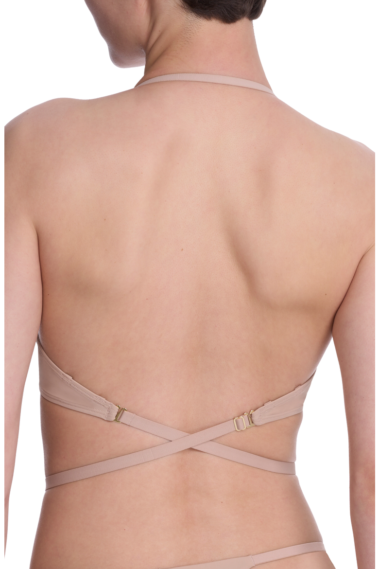 Verge Convertible Plunge T-Shirt Bra, Alternate, color, Cafe