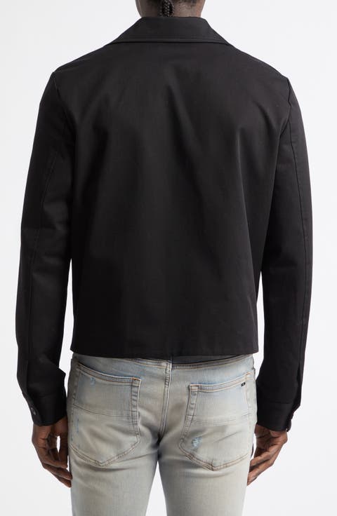 Script Collar Cotton Jacket