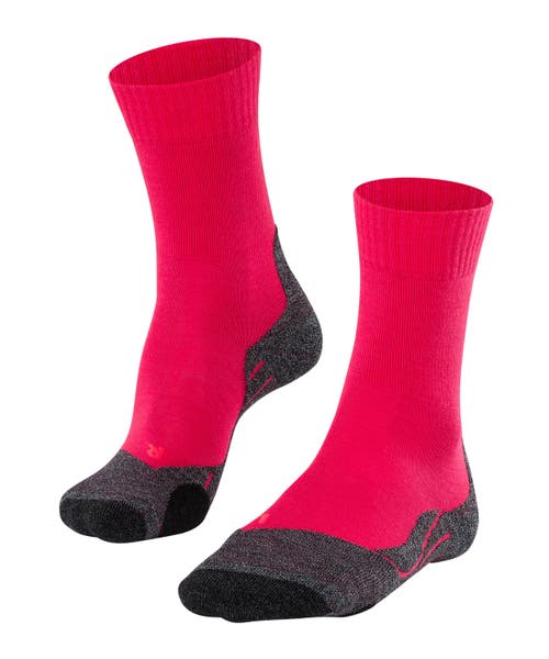 Falke Tk2 Explore Cool Hiking Socks In Pink