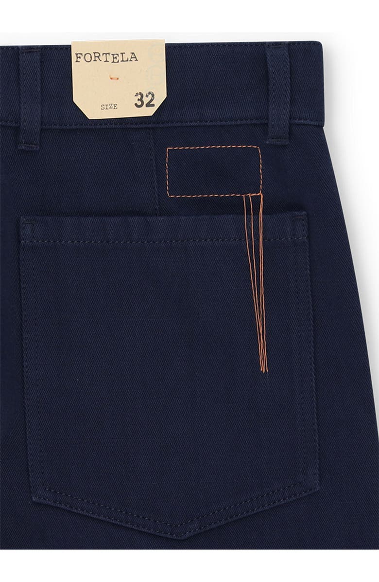 Fortela Vietnam Inspired Twill Trousers, Alternate, color, Blue