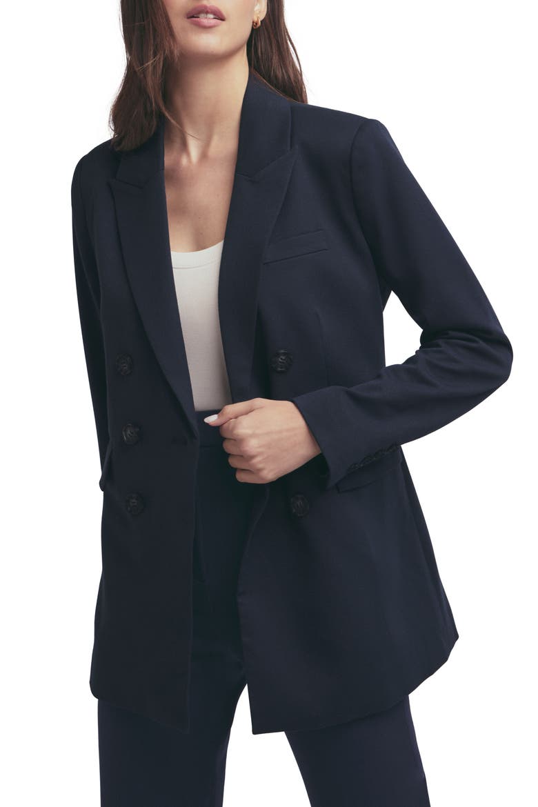 The Phoebe Blazer, Main, color, NAVY