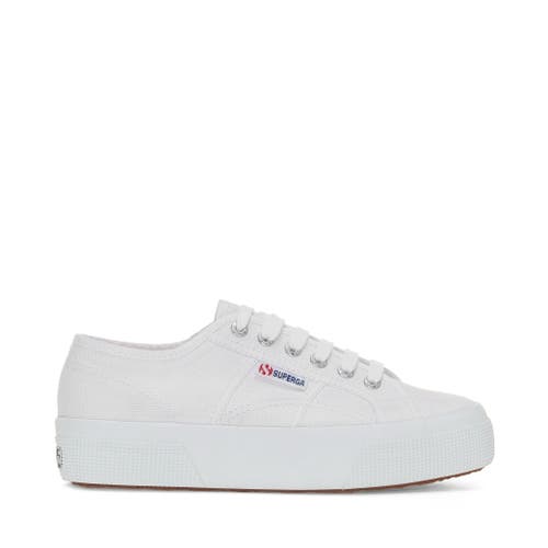 Superga 2740 Platform Sneakers In White