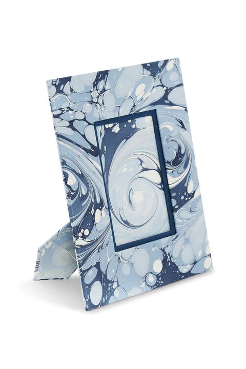 Hand-Marbled Large Wall Picture Frame - 5x7