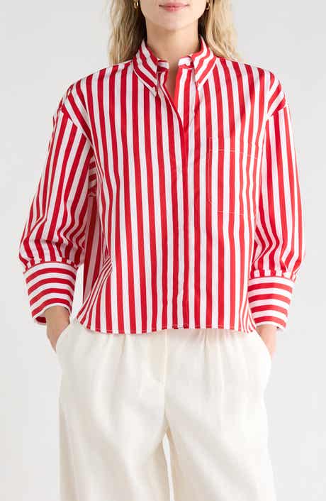 TWP J.D. Stripe Button-Down Shirt