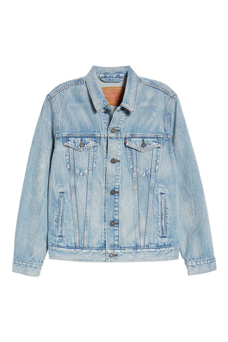 Levi's® Trucker Denim Jacket, Alternate, color, ROLLED UP DOLLAR