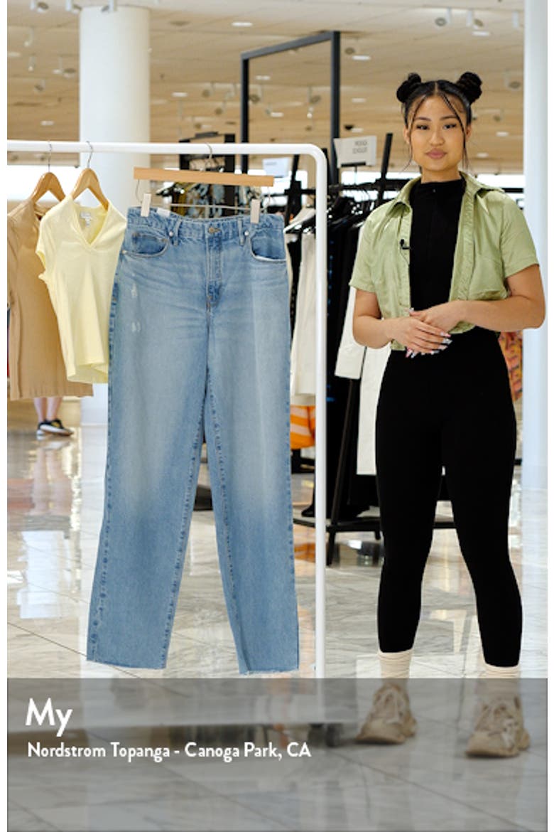 Good '90s Distressed Loose Jeans video