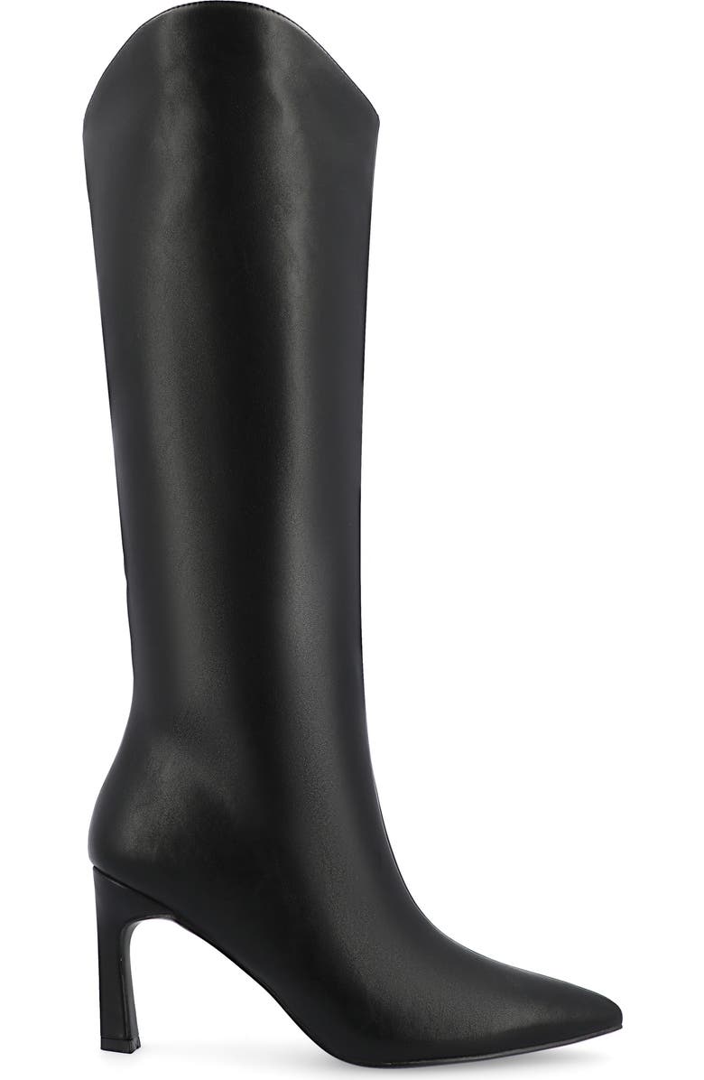Journee Collection Rehela Pointed Toe Boot, Alternate, color, Black