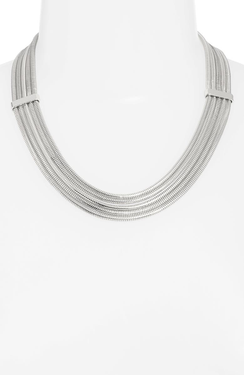Open Edit Snake Chain Layered Necklace, Alternate, color,