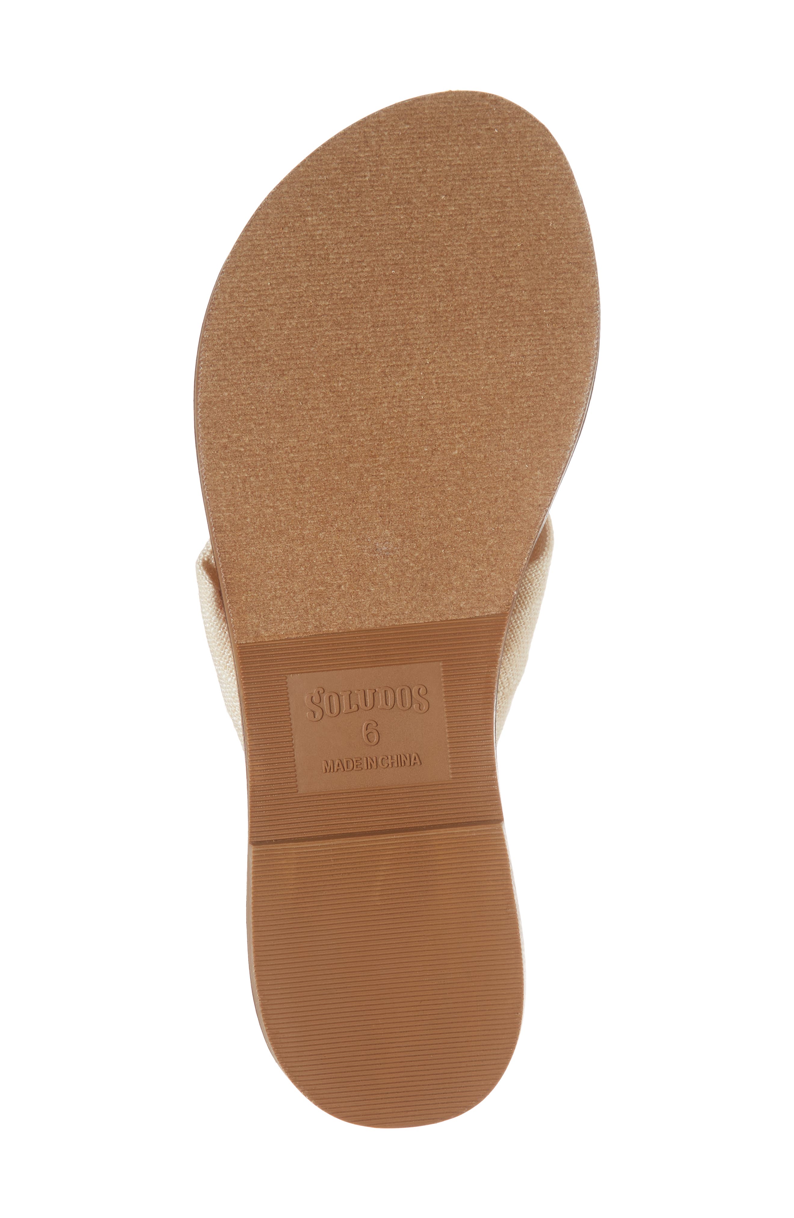 Knotted Slide Sandal, Alternate, color, BLUSH FABRIC