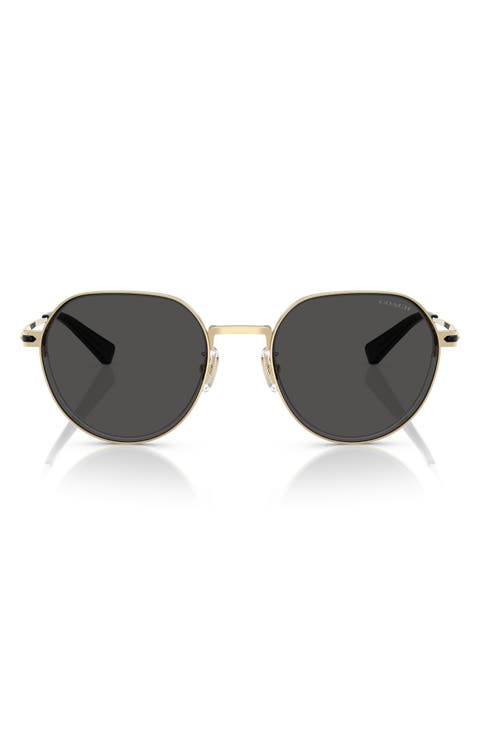 52mm Irregular Round Sunglasses