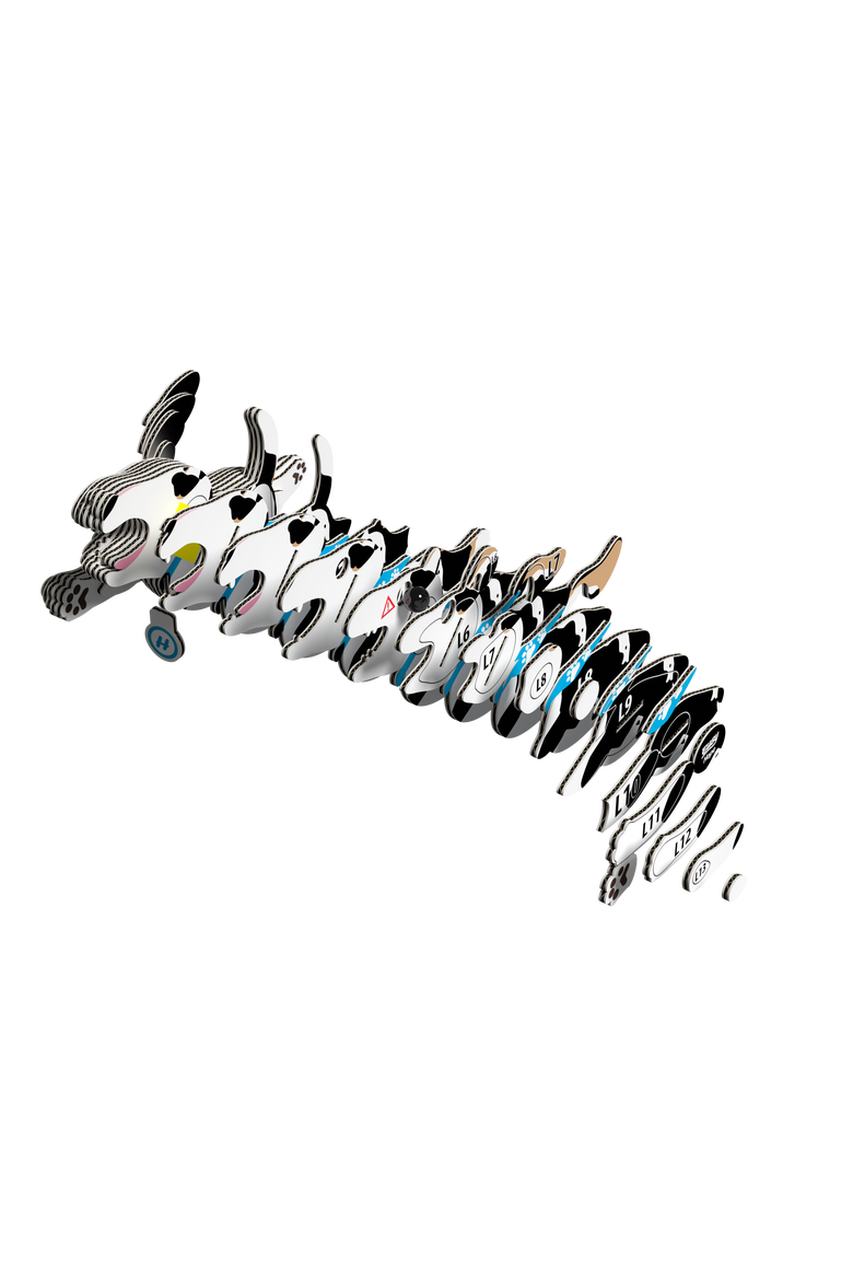 Dog Hope 3D Puzzle, Alternate, color, No Color