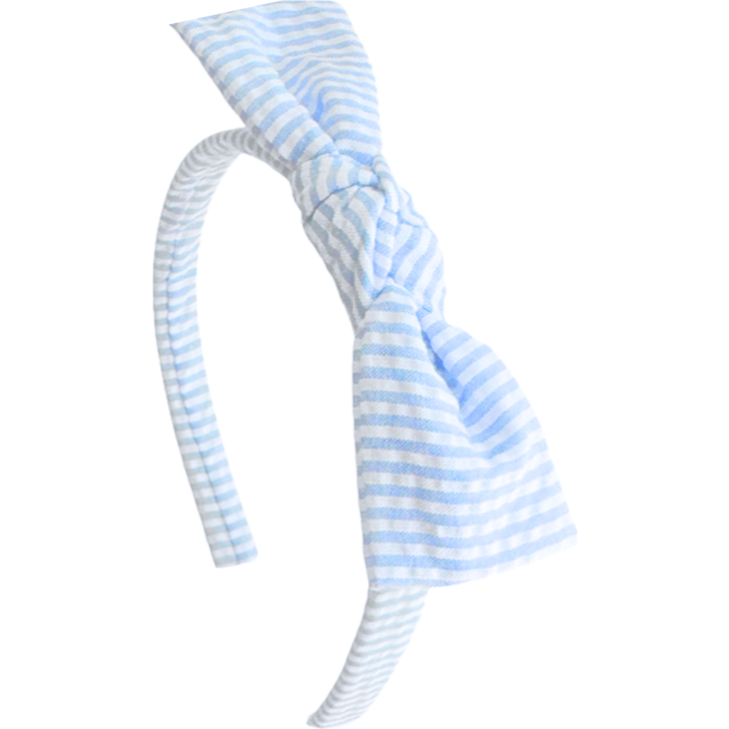 Bits & Bows Seersucker Bow Headband In Multi