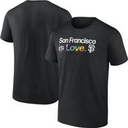PROFILE Men's Profile Black San Francisco Giants Big & Tall Pride T-Shirt
