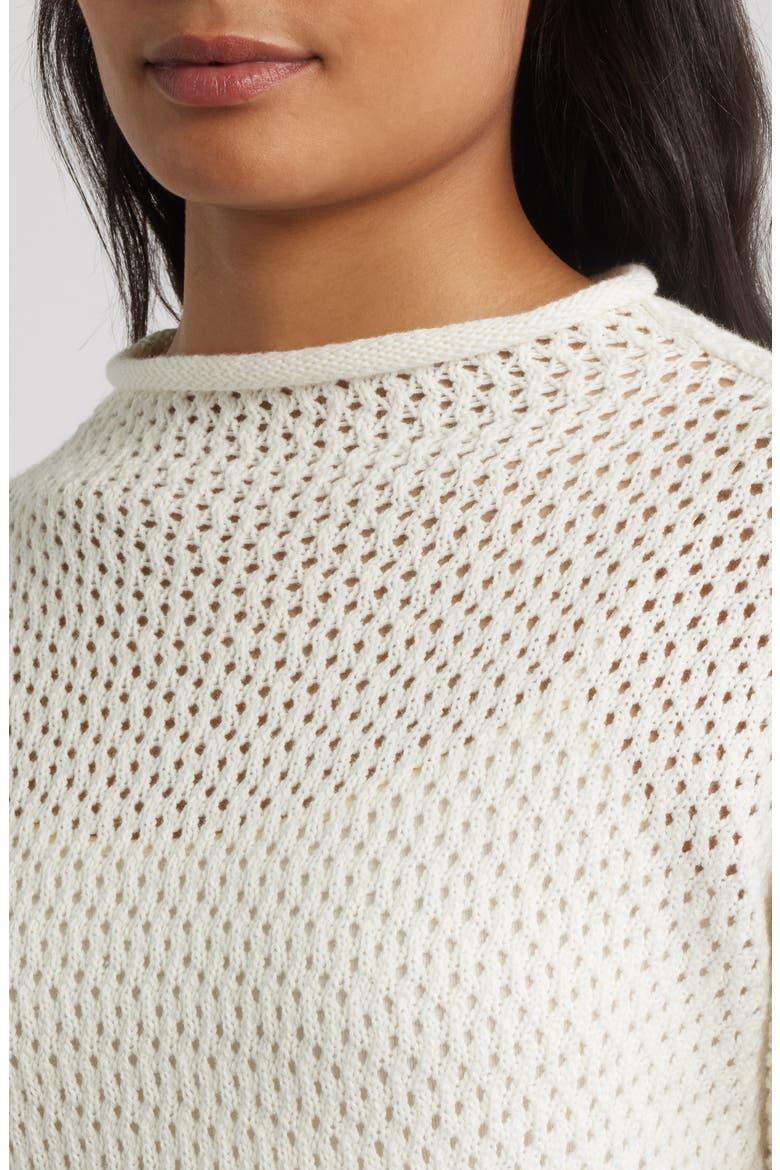 Cable Stitch Pullover, Alternate, color, IVORY