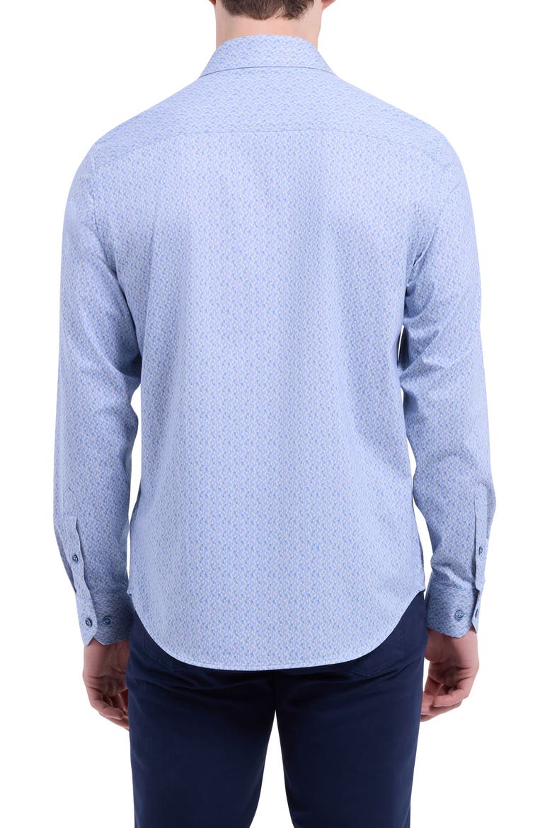 Jimmy OoohCotton® Button-Up Shirt, Alternate, color, AIR BLUE