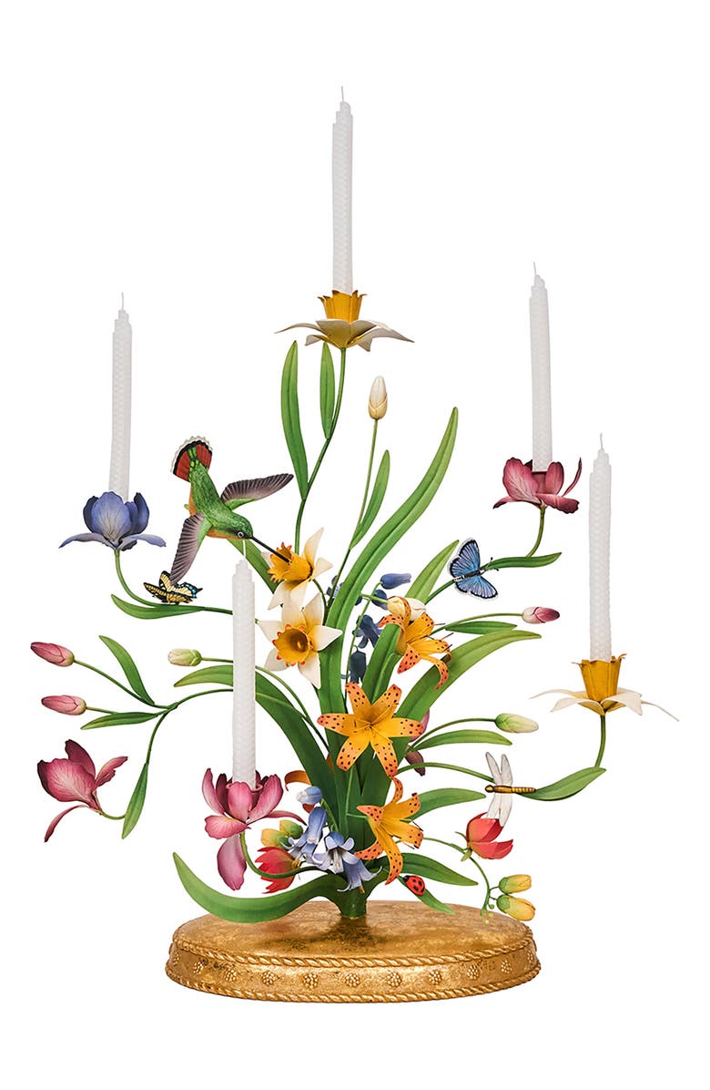 Juliska Meadow Walk Bouquet Centerpiece, Alternate, color, Multi Orange