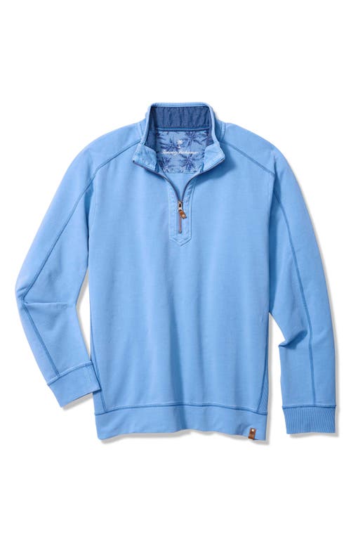 TOMMY BAHAMA TOMMY BAHAMA BEN & TERRY HALF ZIP SWEATSHIRT