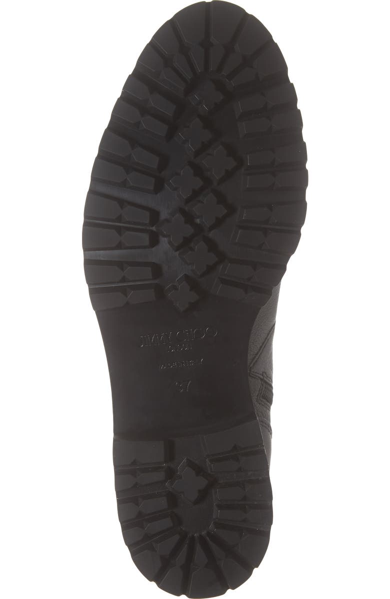 Jimmy Choo Cruz Crystal Embellished Biker Boot, Alternate, color,