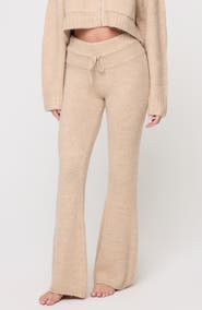 LSPACE Jet Set Flare Knit Pants