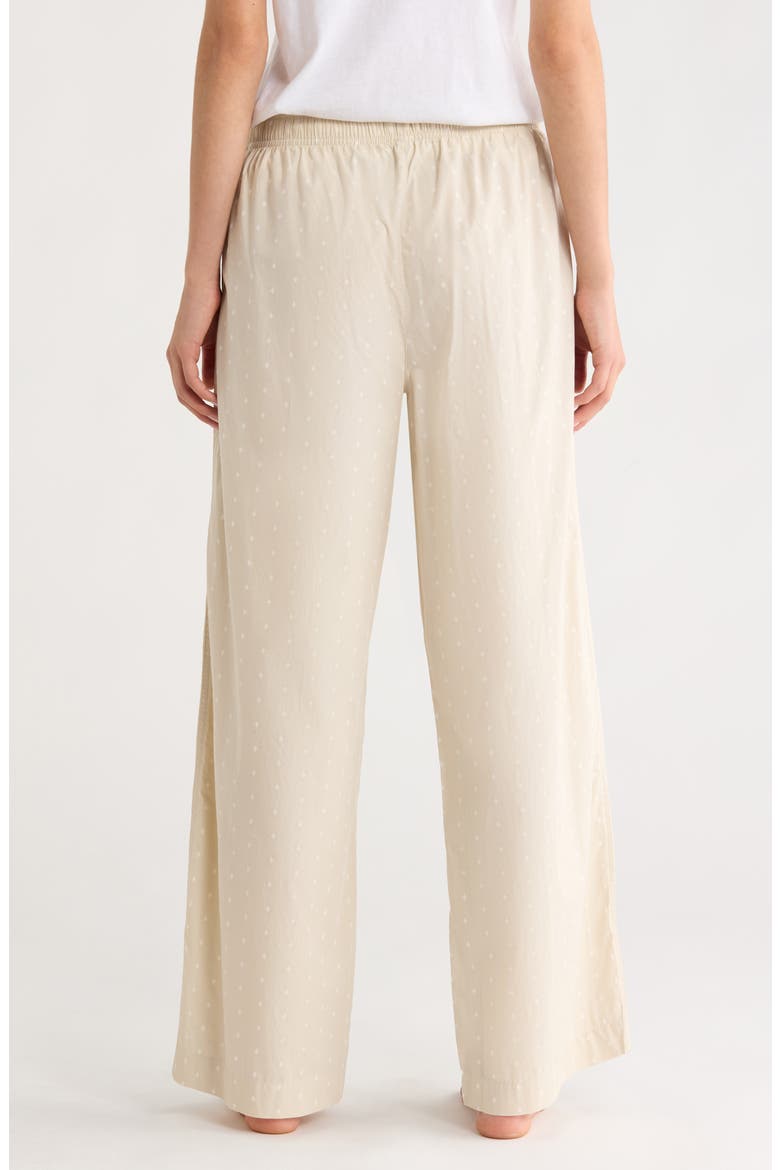 Cotton Poplin Pajama Pants, Alternate, color, BEIGE ZENA GEO