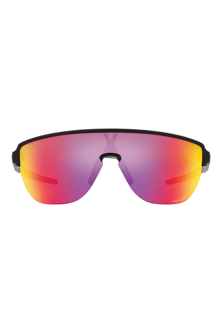 Corridor 42mm Semirimless Prizm™ Shield Sunglasses, Main, color, BLACK GREY