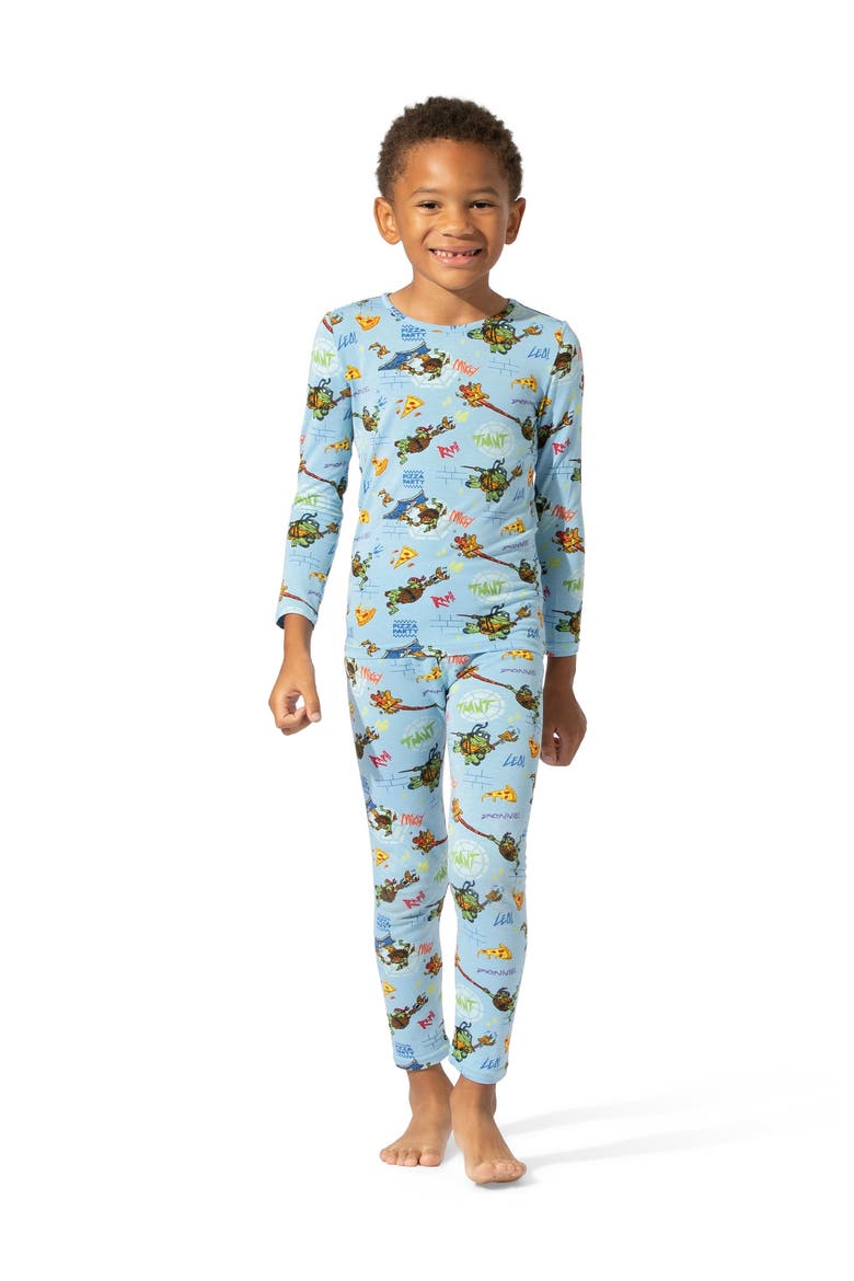 Kids' TMNT Pizza Set of 2 Piece Pajamas, Alternate, color, TMNT Pizza