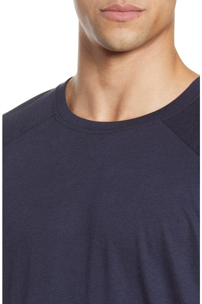 Triumph Raglan Long Sleeve T-Shirt, Alternate, color, DARK NAVY TRIBLEND