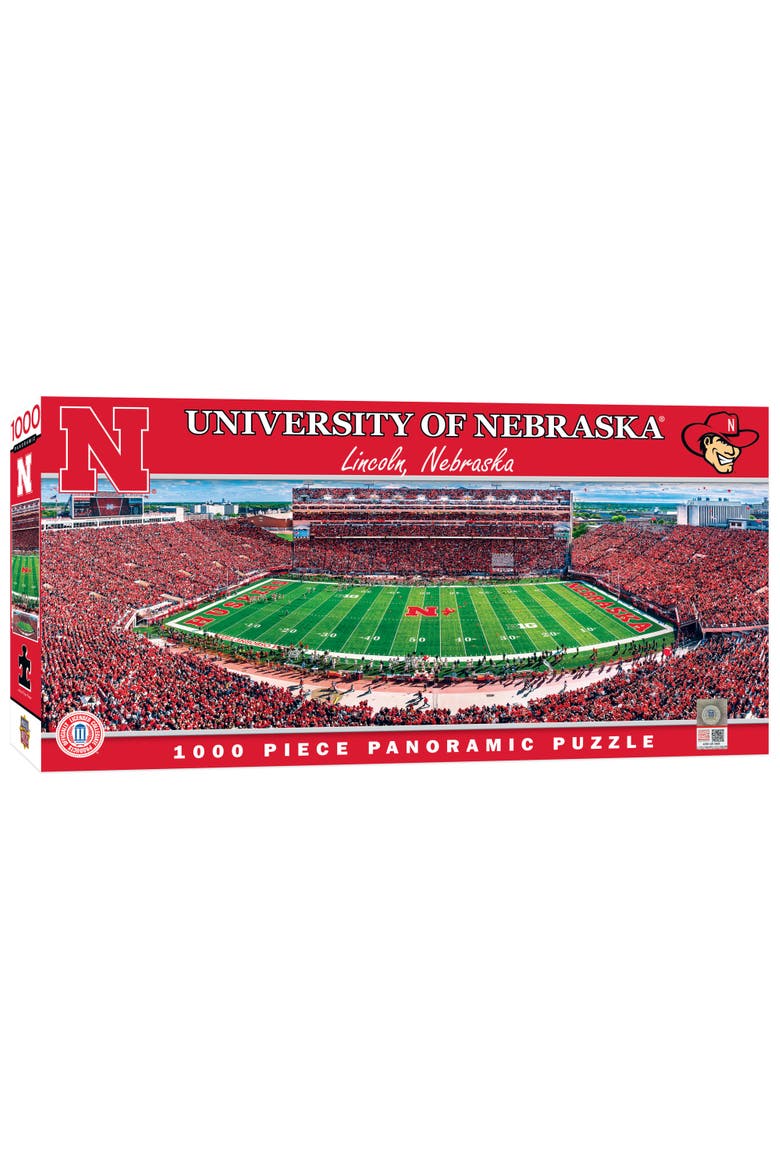 Nebraska Cornhuskers 1000pc Pano Puzzle, Main, color, Multicolor