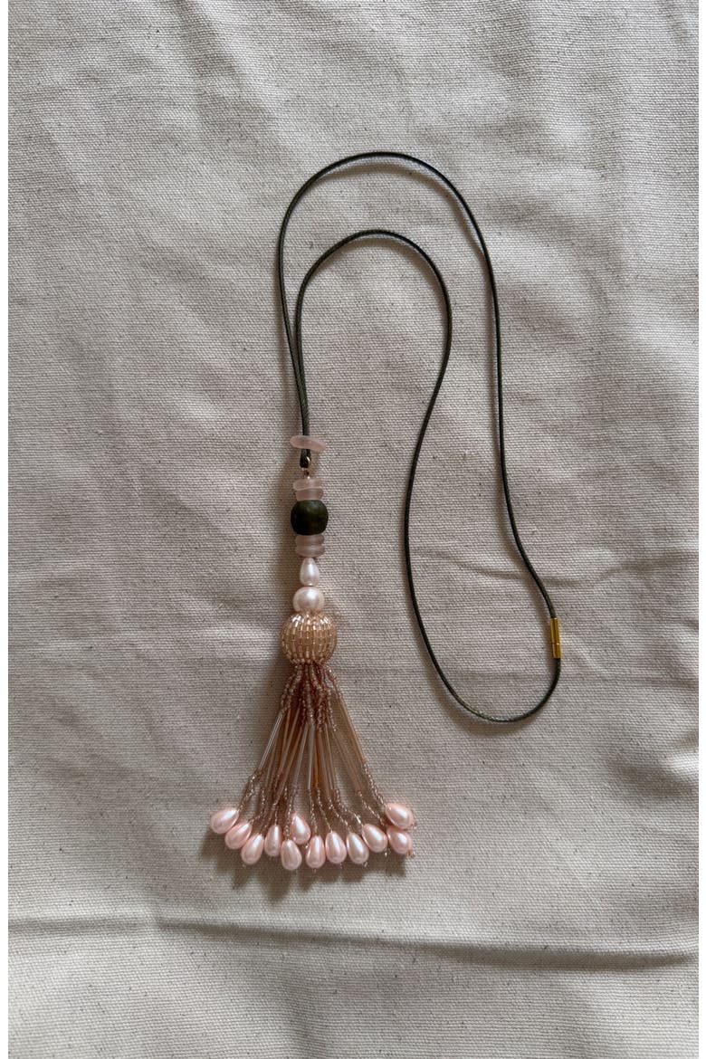 Victoria Necklace, Alternate, color, Pink