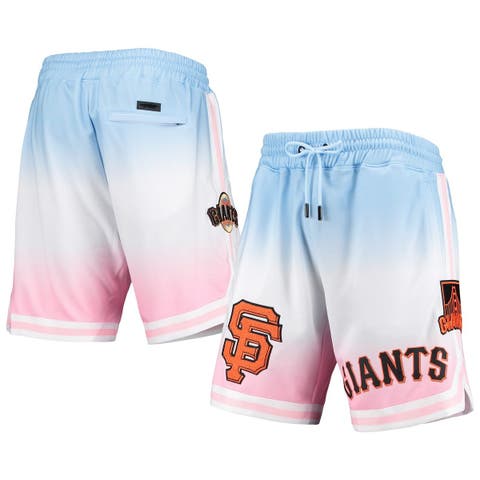 Men's Pro Standard Blue/Pink San Francisco Giants Team Logo Pro Ombre Shorts