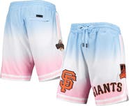PRO STANDARD Men's Pro Standard Blue/Pink San Francisco Giants Team Logo Pro Ombre Shorts