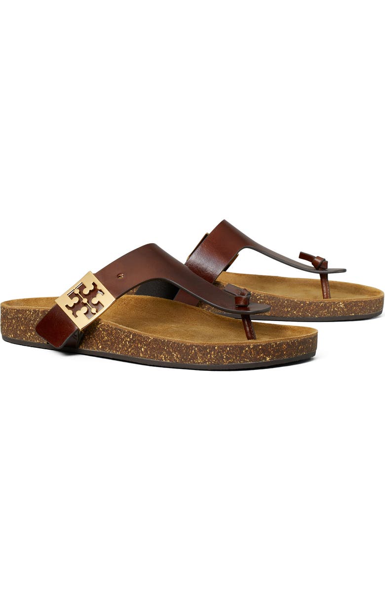 Tory Burch Mellow Thong Sandal, Main, color, Negroni / Light Teak