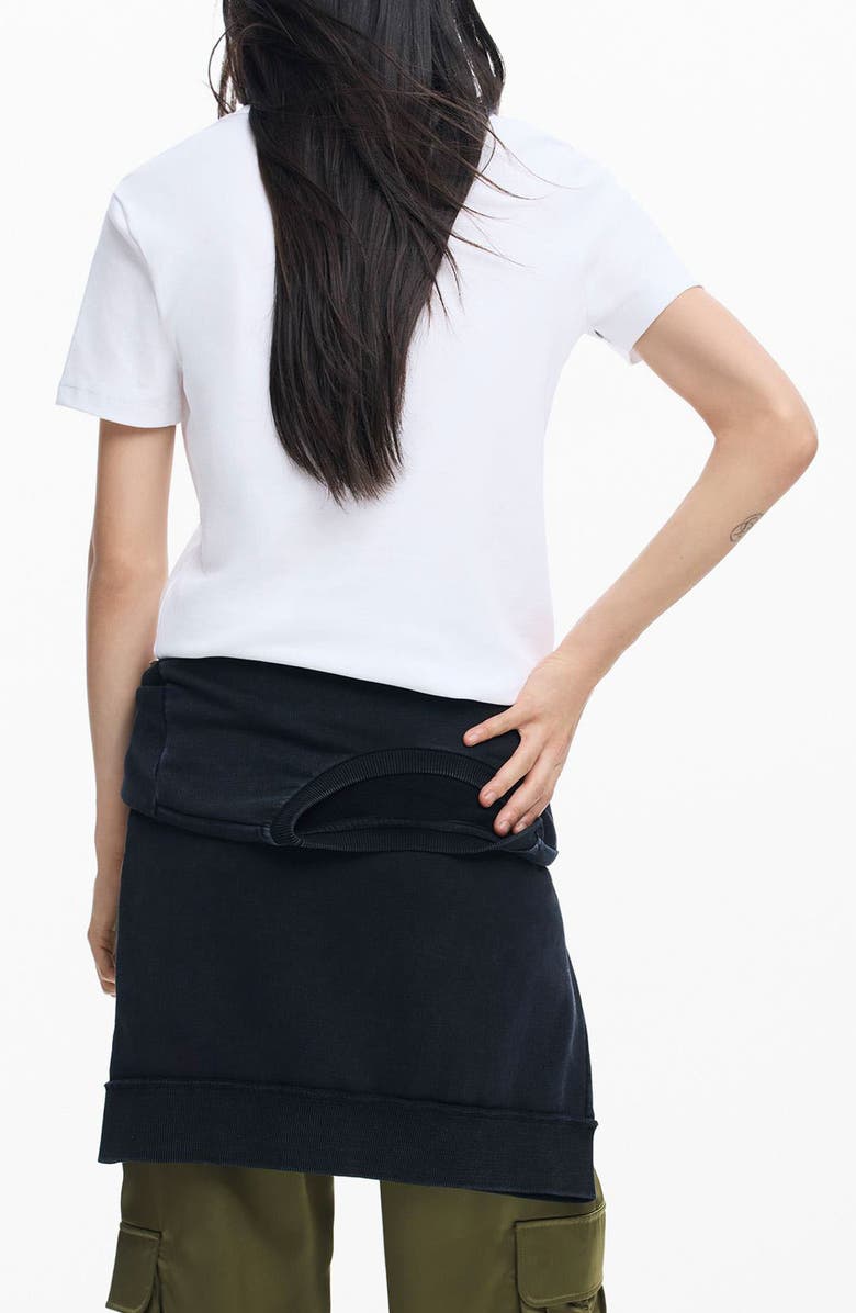 Desigual Logo Cotton Graphic T-Shirt, Alternate, color, White