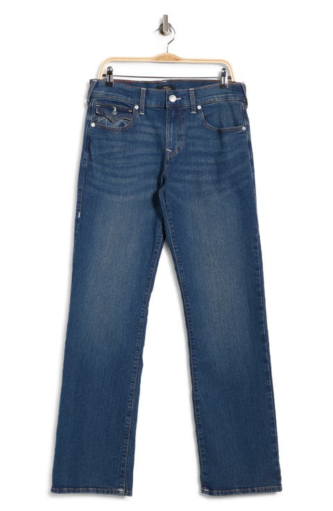 Billy Flap Pocket Relaxed Bootcut Jeans (Dark Lunar Shadow)