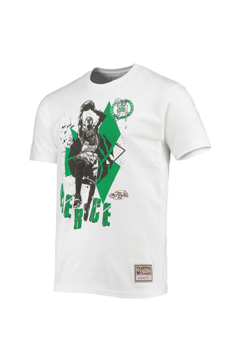 Men's Mitchell & Ness Paul Pierce White Boston Celtics Suite Sensations Player T-Shirt, Alternate, color, White