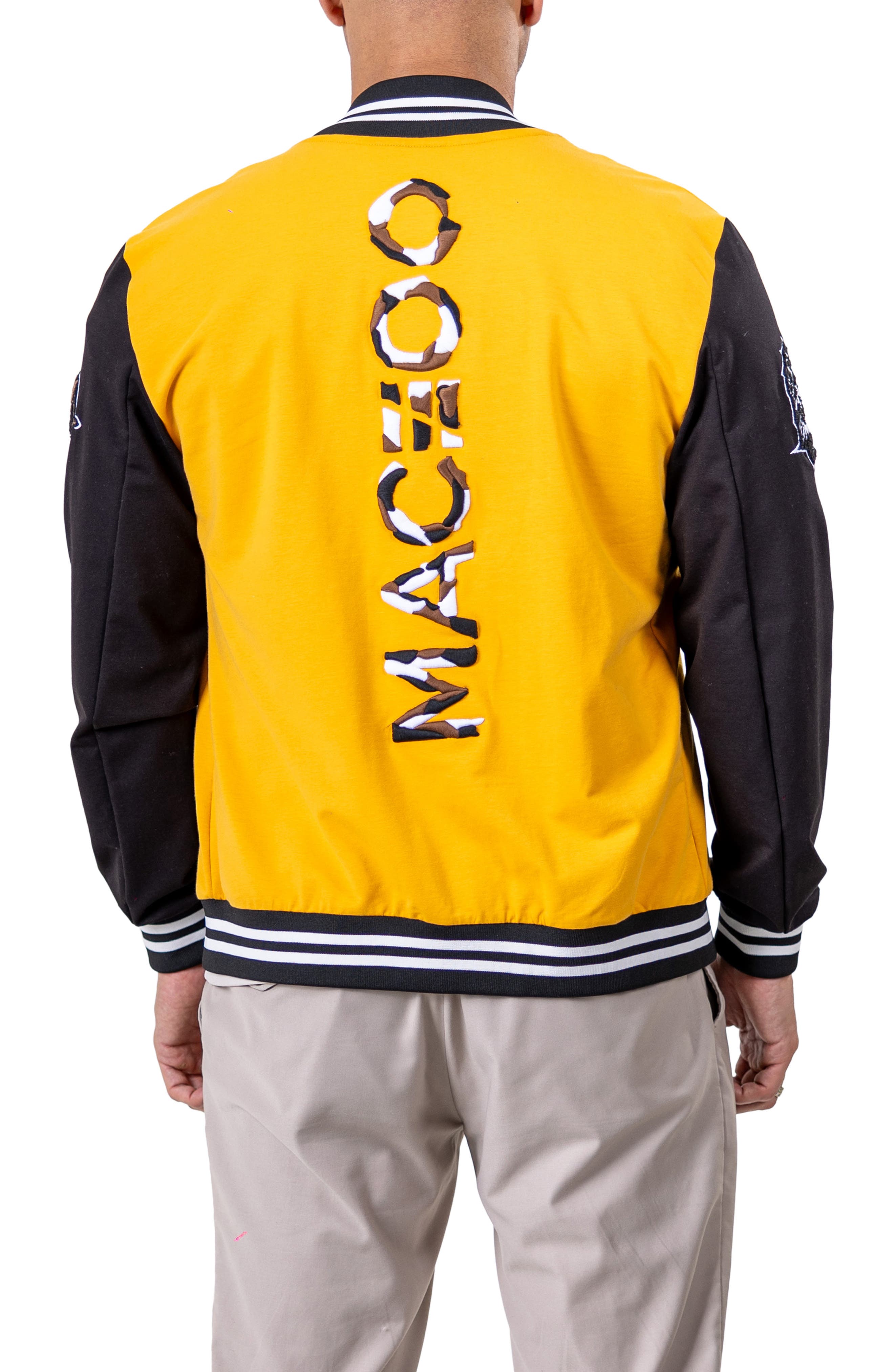 Varsity222 Brown Bomber Jacket - image 2