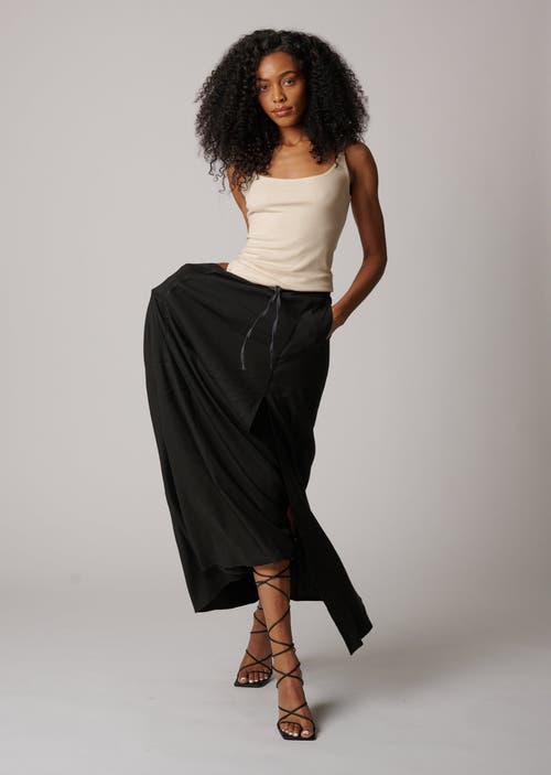 Leisure Lab Sunset Flow Skirt In Black