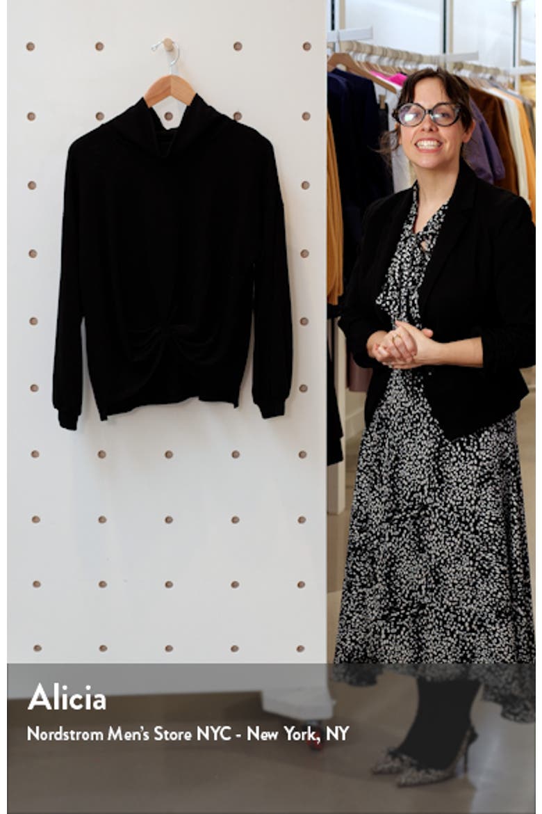 Twist Front Sweater video